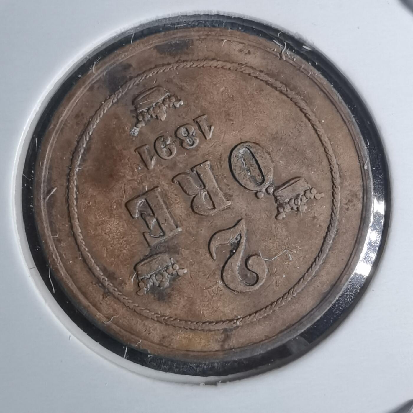 沼泽如烟--第878场 瑞典1891年2欧尔
