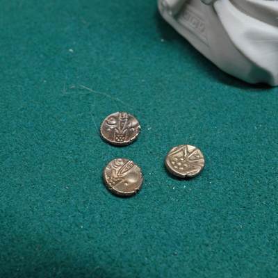 琋语集藏2025年10月欧洲古典打制币拍卖 - 印度克钦邦法兰金币3枚