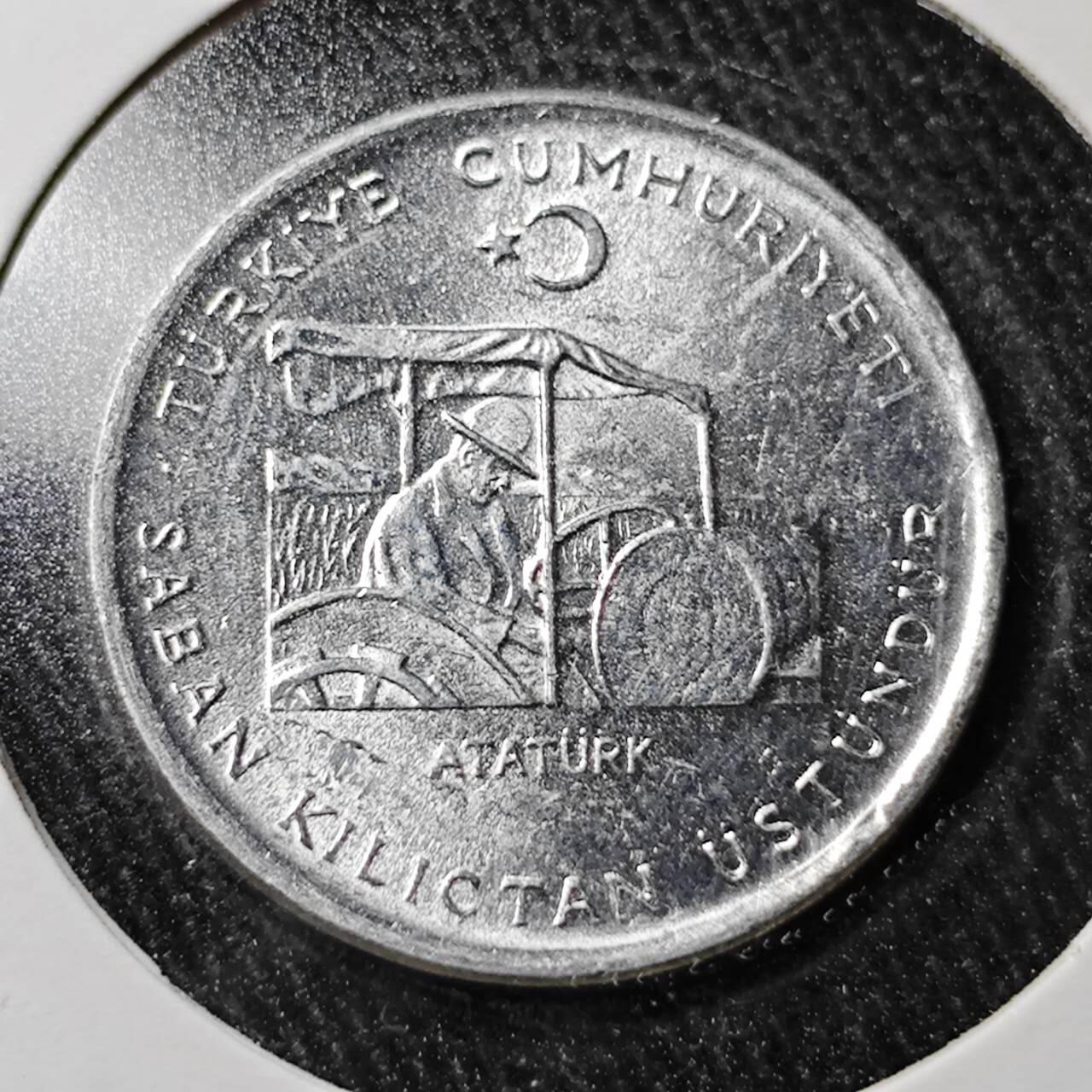 KK钱币收藏小铺  （套币 批量/好品散币 银币）专场  2月预留时间 周末发货 1975土耳其10库鲁纪念币 农粮纪念币 