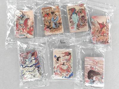 龙虎卡牌第五十九场（无佣金，满120包邮，周六晚上结拍，欢迎送拍） - 吧唧8个不重复 昆仑万象-陈岱青绘三国