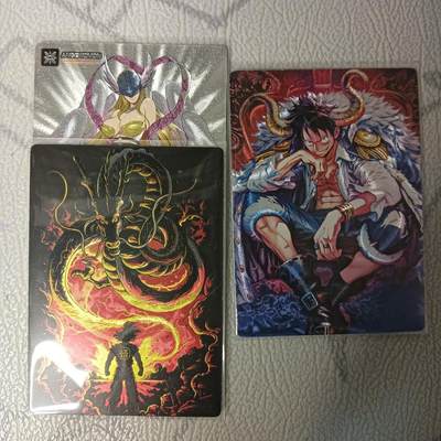 花开卡拍第43期（10月19号周日截拍，品控勿拍!!!拍品不寄存，运费5元，自制卡难免瑕疵，可能存在轻微撞角爆边等出厂瑕疵，品控介意勿拍！） - 奇点卡牌 3张 粗闪