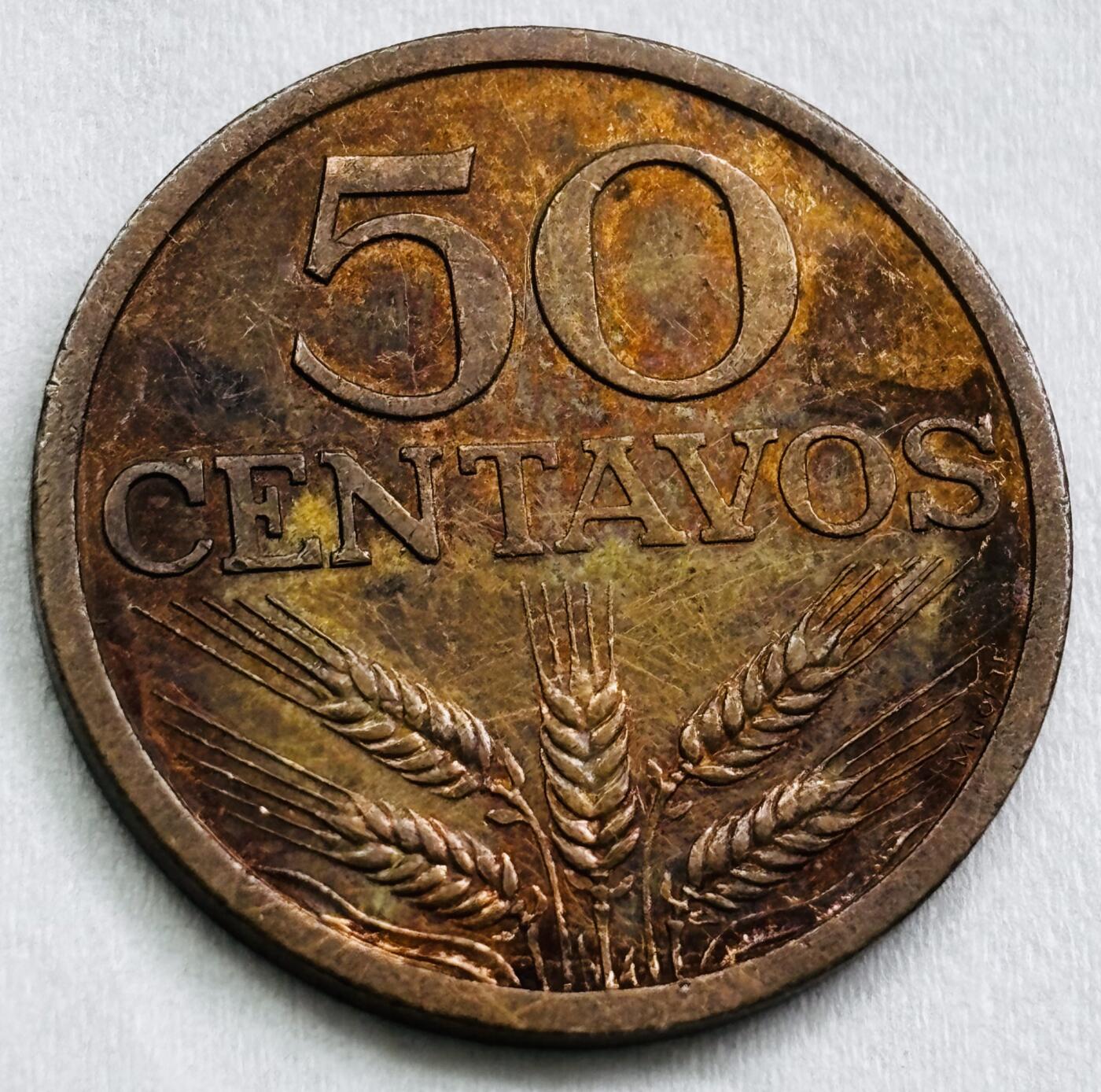 神仙姐姐-中外币专场22 1970 年葡萄牙十字架 50 分