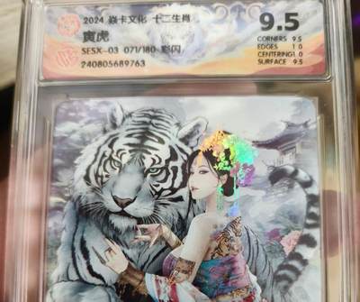 寸草不生拍卖会 第十一期 - 2024 巅卡文化 十二生肖
寅虎
SESX-03 071/180 彩闪