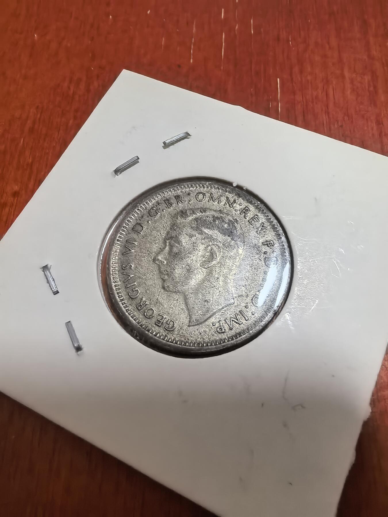 长老汇蛇年精选第六十二场拍卖 1948澳大利亚乔治六世1先令绵阳银币，5.65克500银