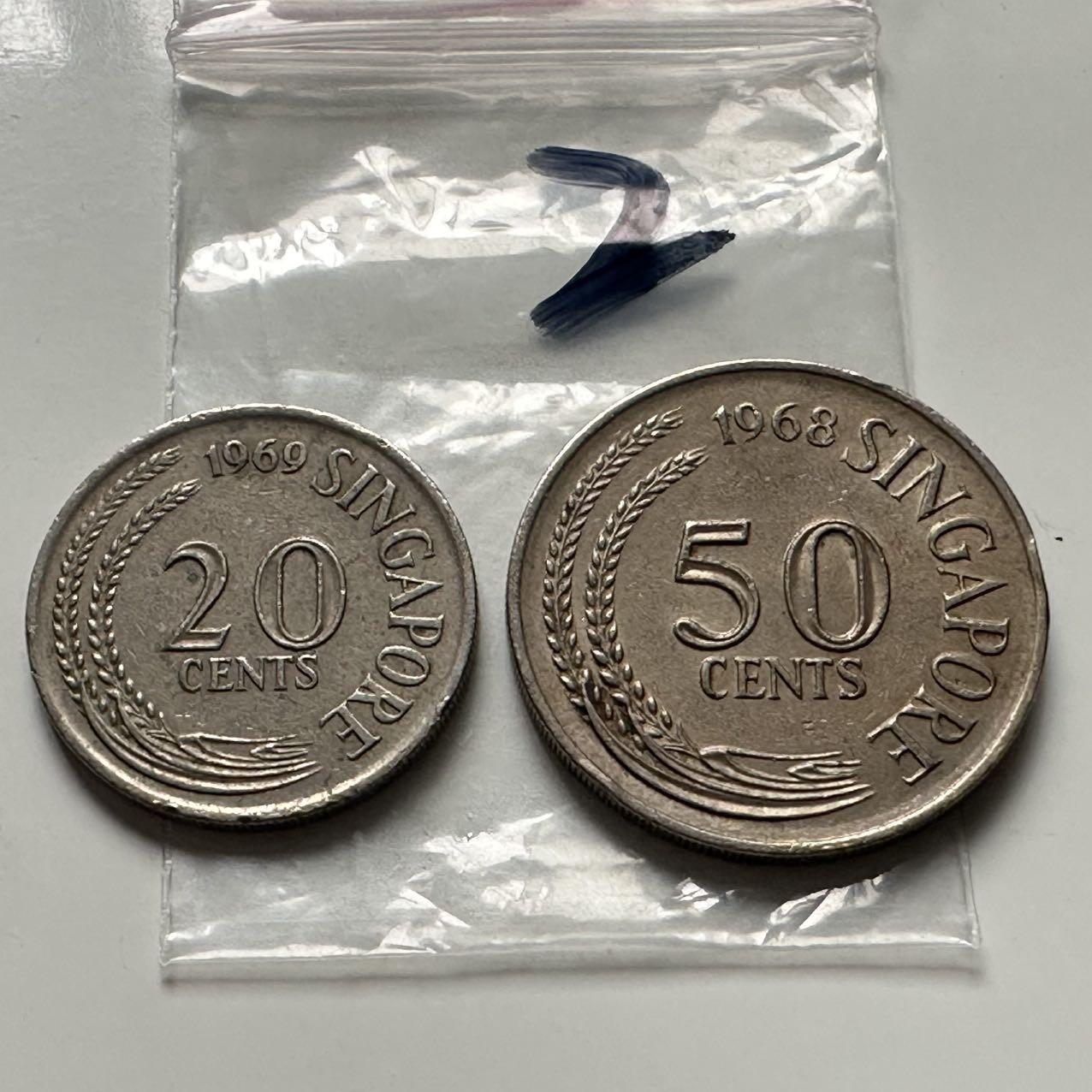 🌹外币初藏🌹🐯2025年第116场  每周二四六晚8️⃣点 接代拍 新加坡20-50分一对 2