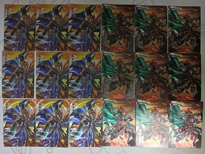 花开卡拍第43期（10月19号周日截拍，品控勿拍!!!拍品不寄存，运费5元，自制卡难免瑕疵，可能存在轻微撞角爆边等出厂瑕疵，品控介意勿拍！） - 藏无缺将神水浒 病关索 杨雄 拼命三郎 石秀 各9宫 共18张粗闪