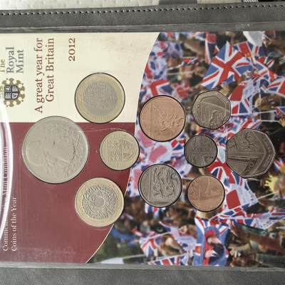 道一币馆币章第一百五十一场 - 原包装 英国2012年套币十枚套 含纪念币