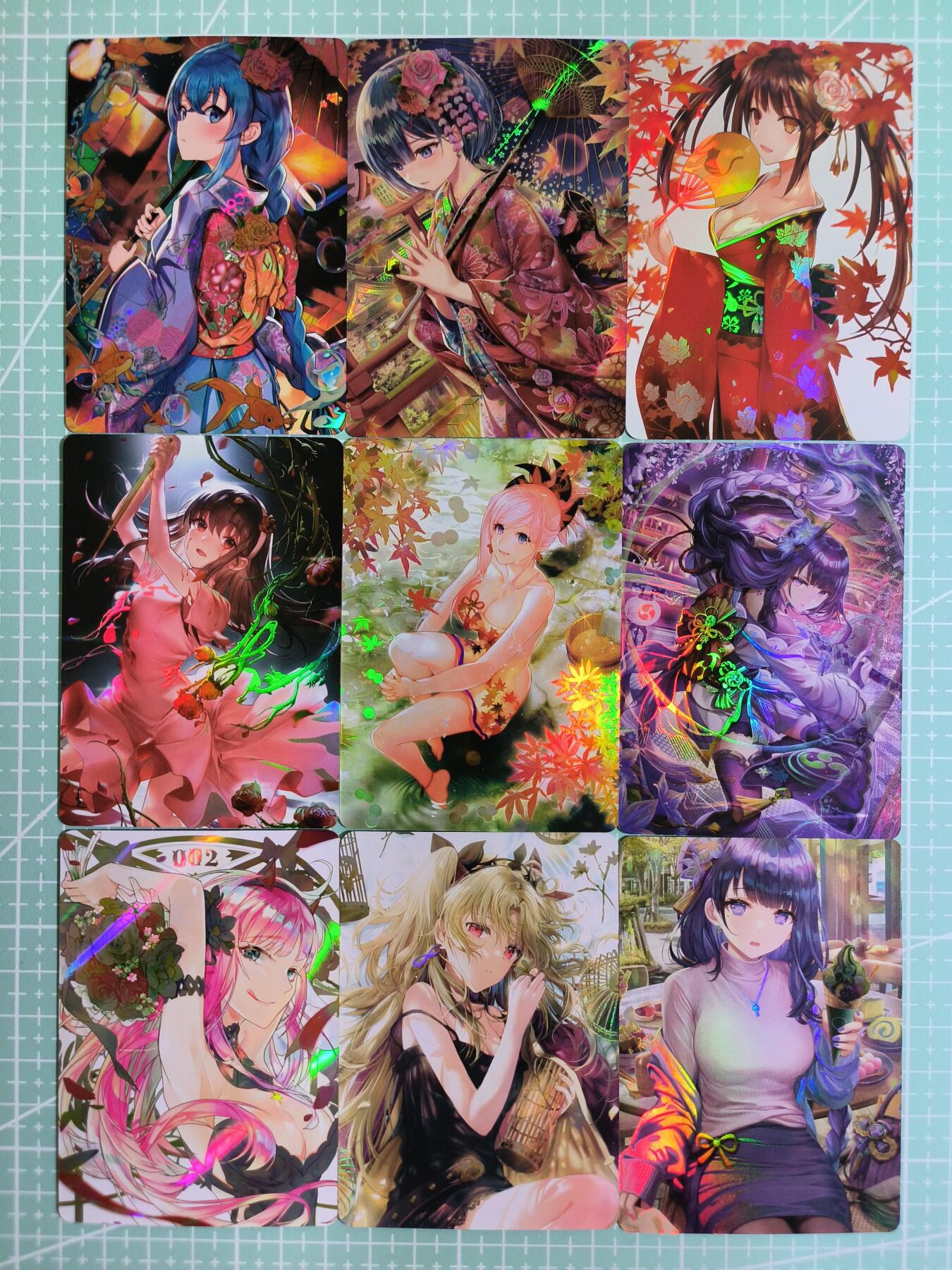 C先生卡牌 第14期 《神州百花谱》《Art系列》《人间传》持续收拍品中... 【自制卡】二次元《游戏·动漫》妹卡组合9张