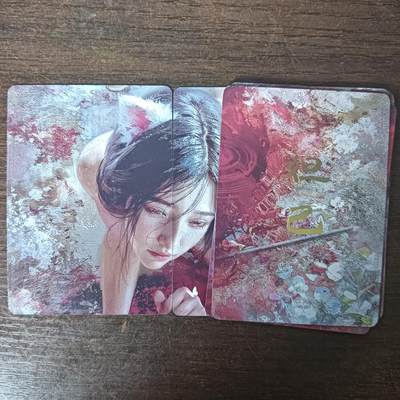 花开卡拍第43期（10月19号周日截拍，品控勿拍!!!拍品不寄存，运费5元，自制卡难免瑕疵，可能存在轻微撞角爆边等出厂瑕疵，品控介意勿拍！） - 燎原妖姬传 妲己 九拼普卡 9张