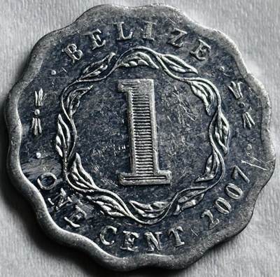 神仙姐姐-中外币专场22 2007 年伯利兹 1 分