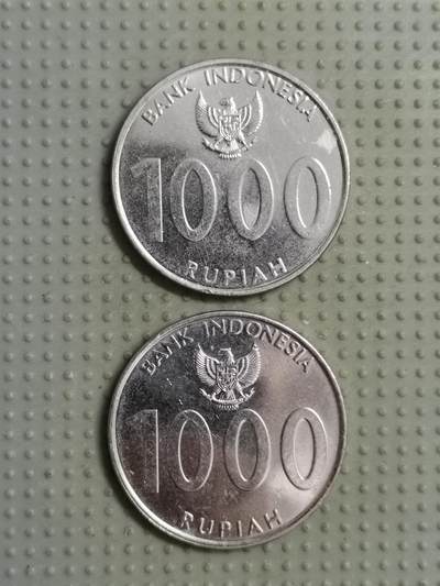 2025年第102场各国散币拍卖（总第102场） - 印度尼西亚2010年1000卢比2枚
