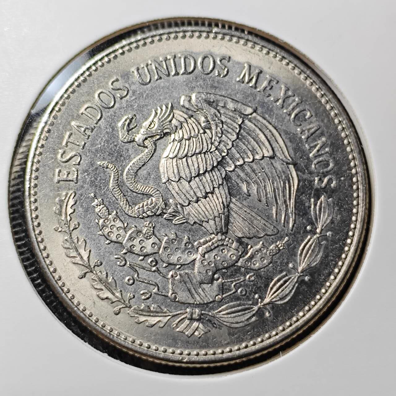 KK钱币收藏小铺  （套币 批量/好品散币 银币）专场  2月预留时间 周末发货  1982墨西哥50比索 大币 好品