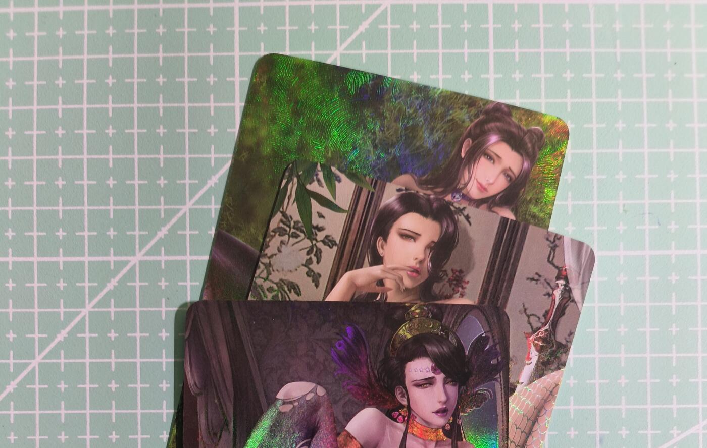 C先生卡牌 第14期 《神州百花谱》《Art系列》《人间传》持续收拍品中... 【彩闪】墨卡文化《古风系列》3张 艺术卡