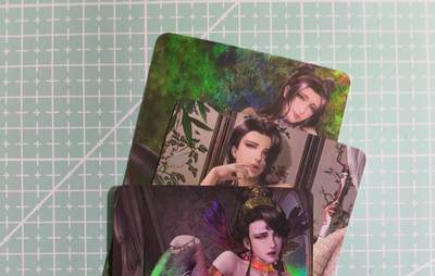 C先生卡牌 第14期 《神州百花谱》《Art系列》《人间传》持续收拍品中... - 【彩闪】墨卡文化《古风系列》3张 艺术卡