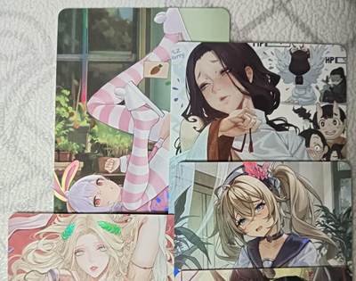 花开卡拍第43期（10月19号周日截拍，品控勿拍!!!拍品不寄存，运费5元，自制卡难免瑕疵，可能存在轻微撞角爆边等出厂瑕疵，品控介意勿拍！） - 绘天阁 单卡5张 彩闪