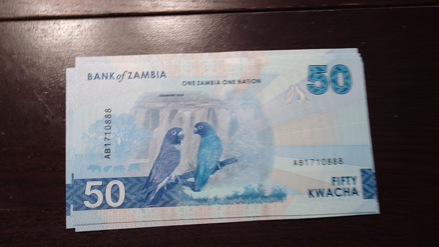 世界钱币～微拍第209期暨2025年第49期  新货（卖剩）专场 2025年赞比亚50元 全新绝品无4豹子号1710888