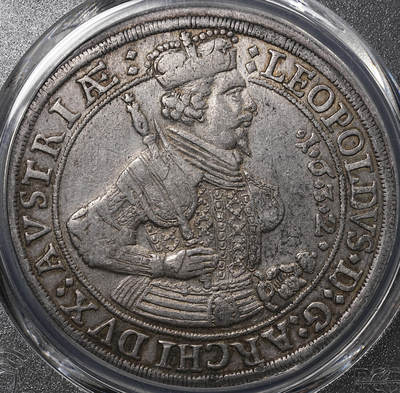 修遠堂世界钱币第八十九期 - PCGS AU50 1632年神圣罗马帝国1泰勒大银币