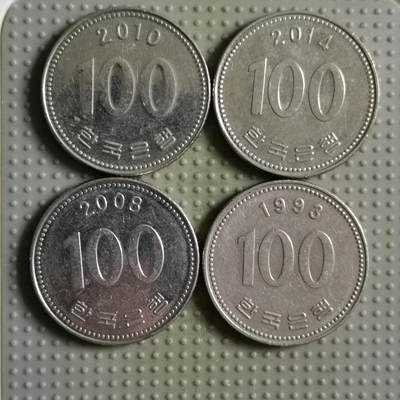2025年第103场各国散币拍卖（总第103场） - 韩国100韩元4枚