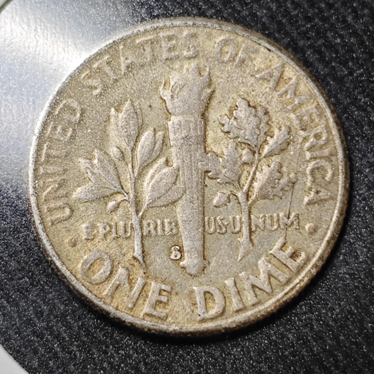 KK钱币收藏小铺  （套币 批量/好品散币 银币）专场  2月预留时间 周末发货   1953美国10分银币