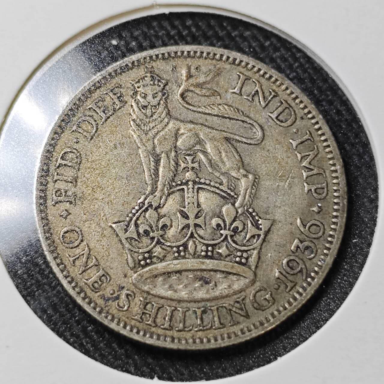 KK钱币收藏小铺  （套币 批量/好品散币 银币）专场  2月预留时间 周末发货  1936英国1先令银币