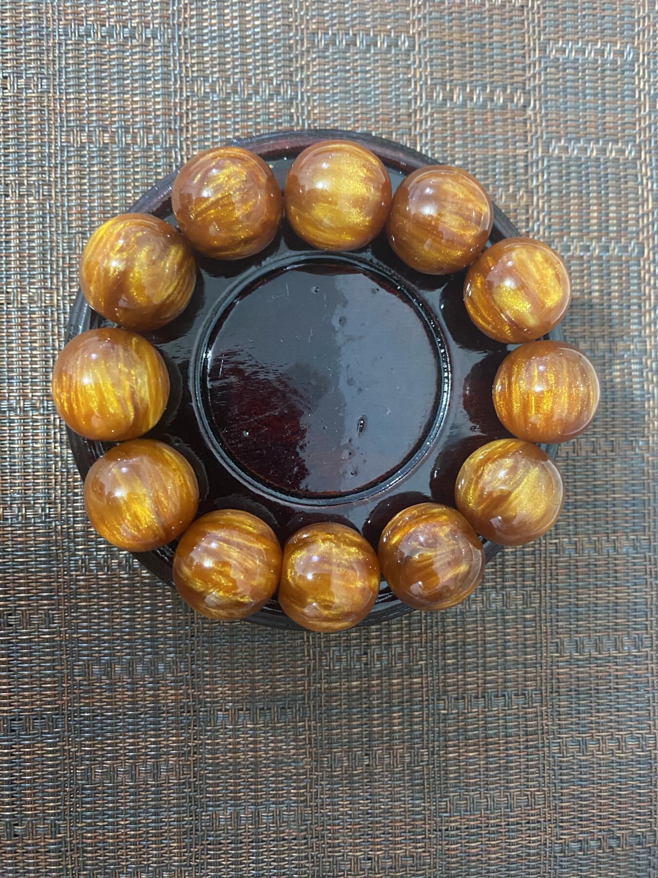 江南站杂项场 金丝楠木精美手串