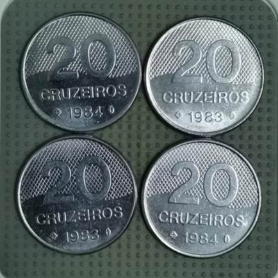 2025年第103场各国散币拍卖（总第103场） - 巴西20克鲁扎多4枚