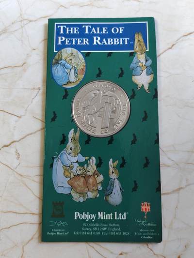 第178期拍卖【长期征集拍品】 - 卡装直布罗陀1996年彼得兔百年克朗型纪念币