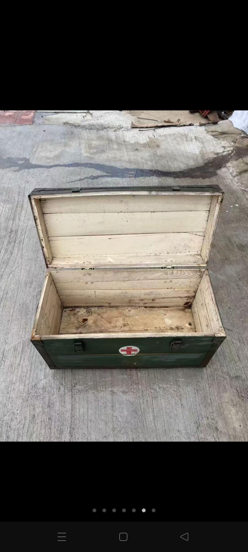 文革时期部队用的医药箱一个完整包老品相如图正常使用