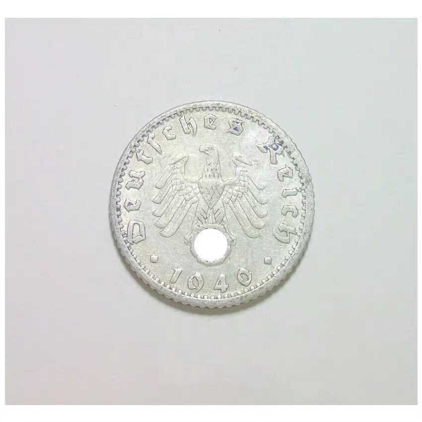 德国第三帝国1940年F版50芬尼 爽品