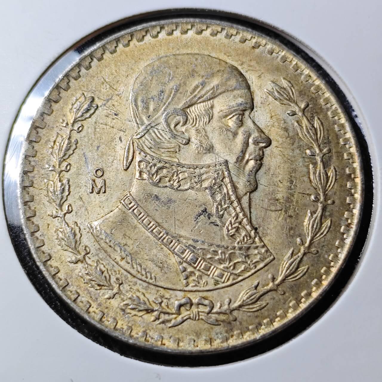 KK钱币收藏小铺  （套币 批量/好品散币 银币）专场  2月预留时间 周末发货  1964墨西哥1比索银币 好品