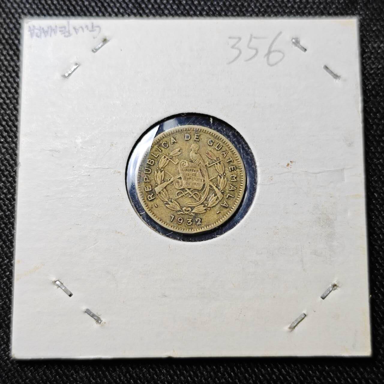 KK钱币收藏小铺  （套币 批量/好品散币 银币）专场  2月预留时间 周末发货  1932危地马拉半分铜币