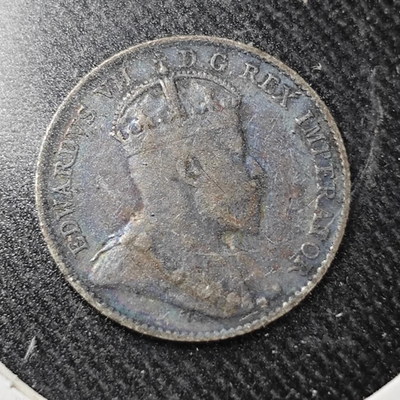 KK钱币收藏小铺  （套币 批量/好品散币 银币）专场  2月预留时间 周末发货  1910英属加拿大5分银币