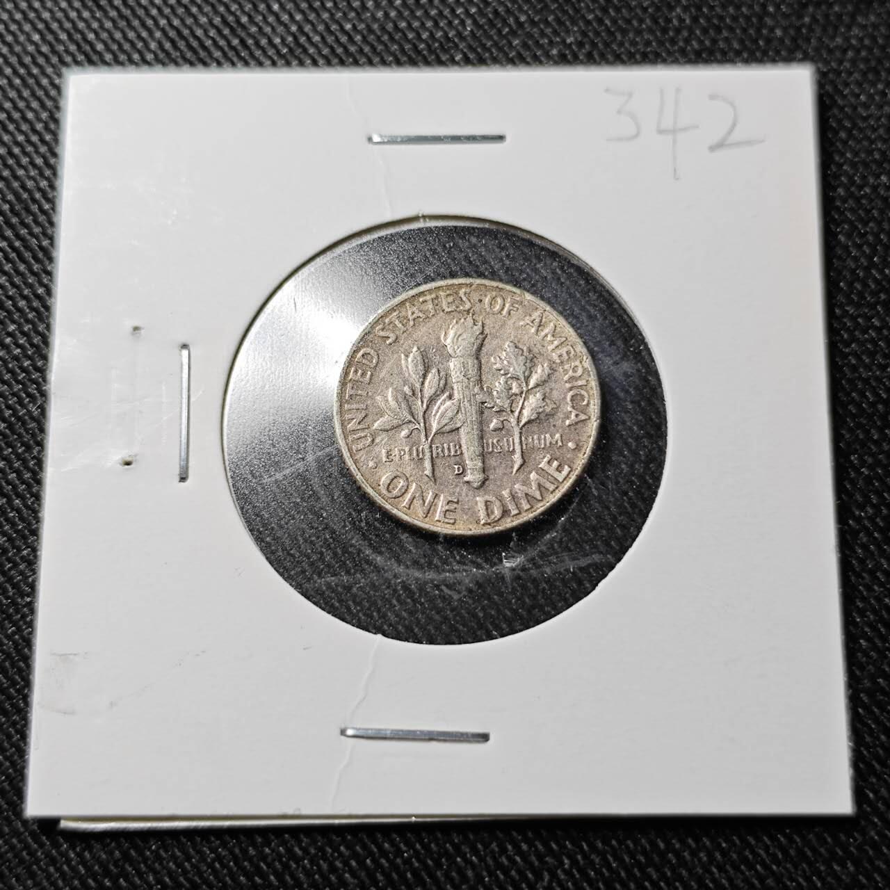KK钱币收藏小铺  （套币 批量/好品散币 银币）专场  2月预留时间 周末发货   1964美国10分银币