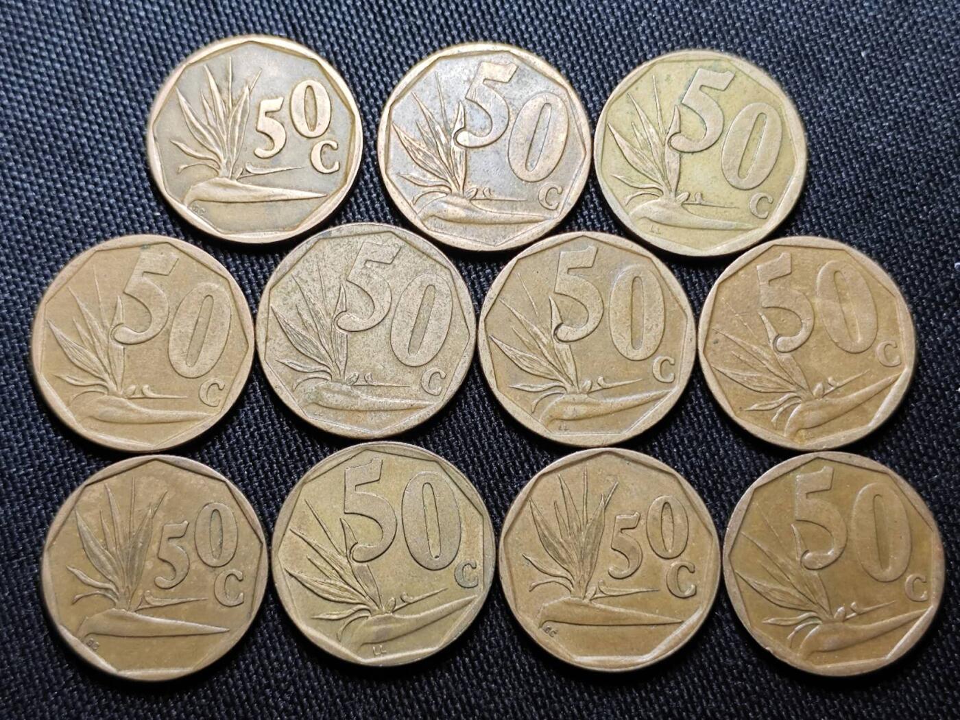 KK钱币收藏小铺  （套币 批量/好品散币 银币）专场  2月预留时间 周末发货  南非散币一组19枚