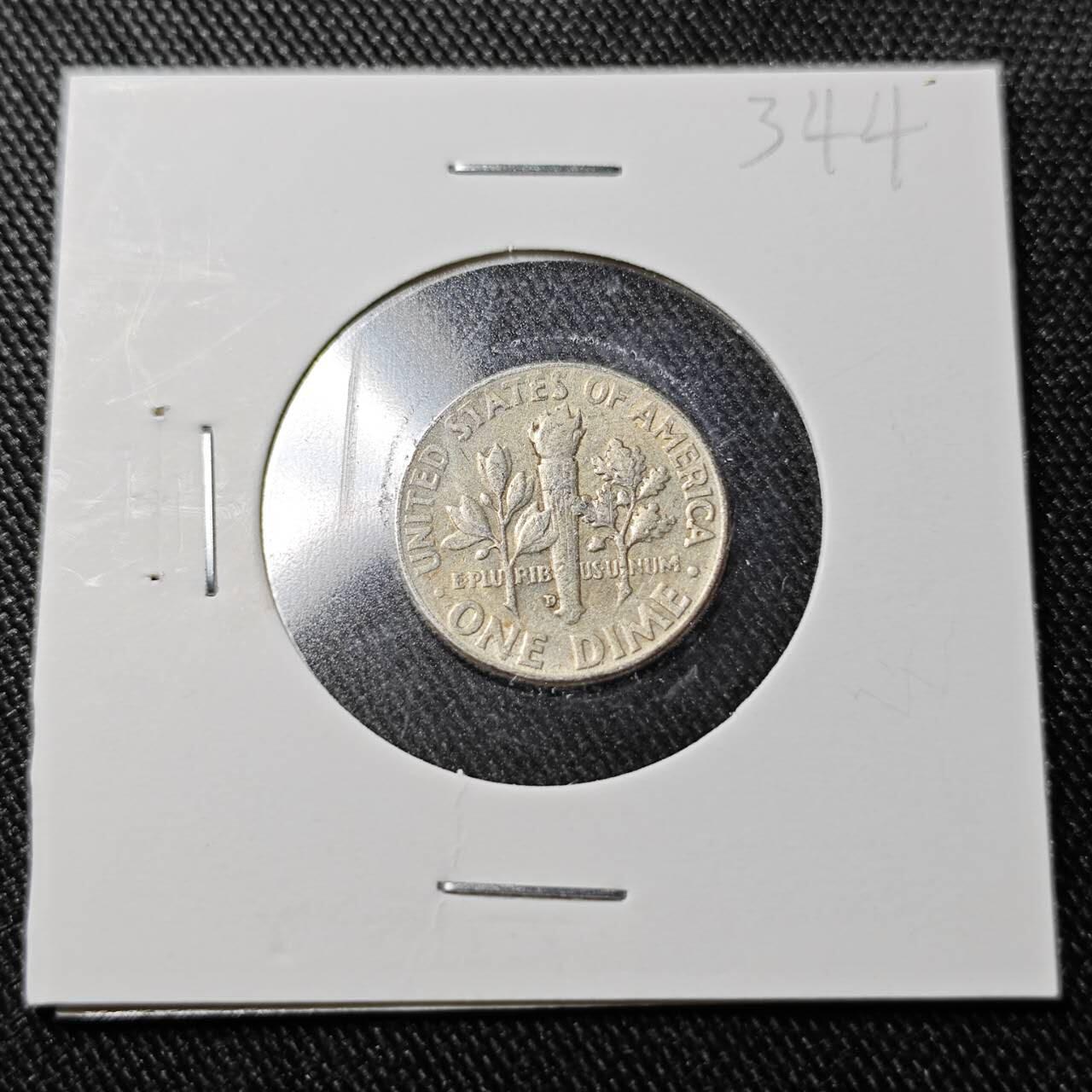 KK钱币收藏小铺  （套币 批量/好品散币 银币）专场  2月预留时间 周末发货   1964美国10分银币