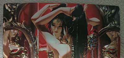 花开卡拍第43期（10月19号周日截拍，品控勿拍!!!拍品不寄存，运费5元，自制卡难免瑕疵，可能存在轻微撞角爆边等出厂瑕疵，品控介意勿拍！） - 奇点卡牌 鬼刀 公主 粗闪1张