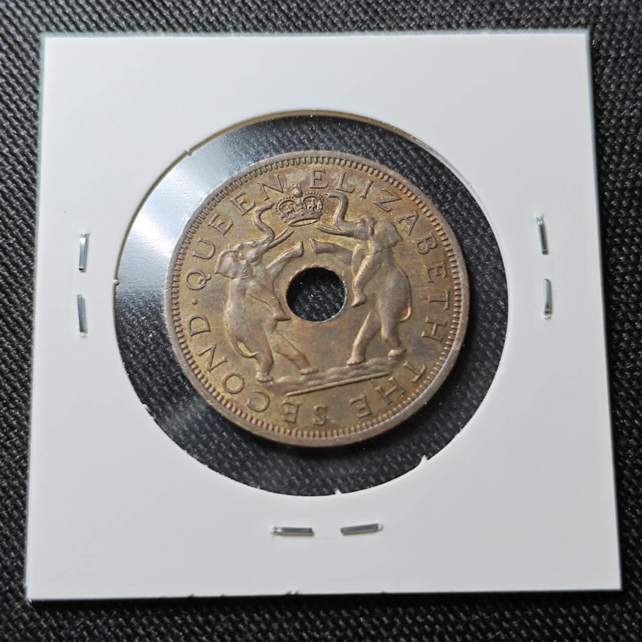 KK钱币收藏小铺  （套币 批量/好品散币 银币）专场  2月预留时间 周末发货  1963罗得西亚1便士铜币