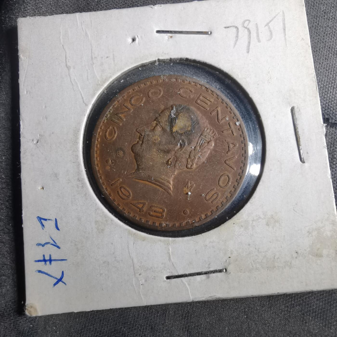 沼泽如烟--第879场 墨西哥1943年五分