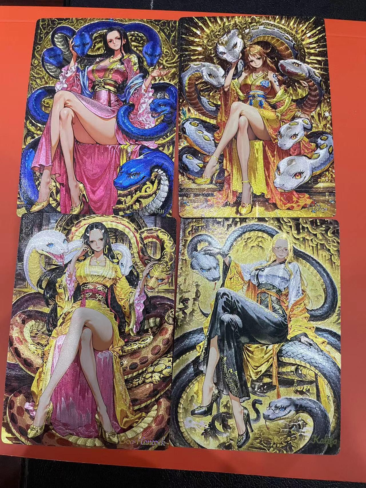 寸草不生拍卖会 第十一期 奇点卡牌 女帝+娜美 4张