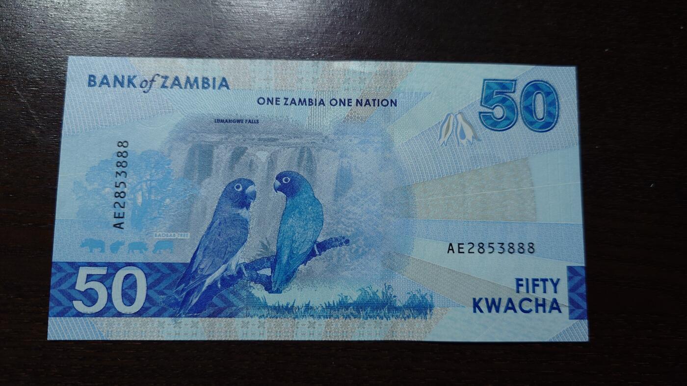 世界钱币～微拍第209期暨2025年第49期  新货（卖剩）专场 2025年赞比亚50元 全新绝品无47豹子号2853888