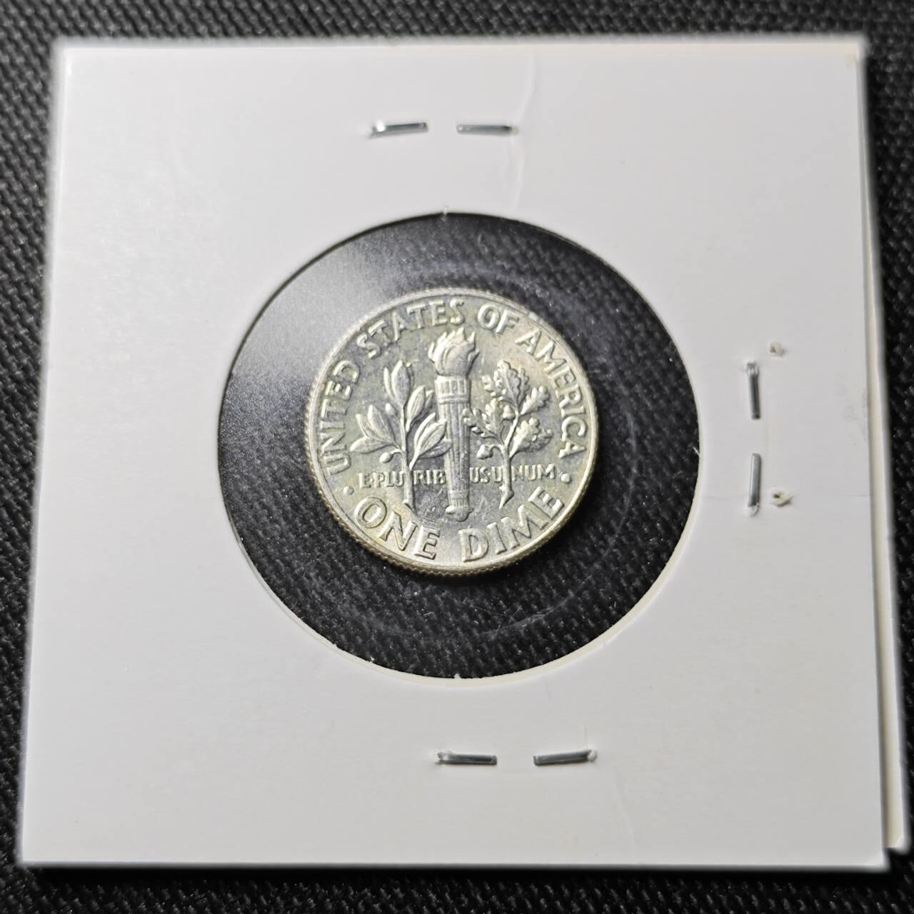KK钱币收藏小铺  （套币 批量/好品散币 银币）专场  2月预留时间 周末发货  1964美国10分银币 好品