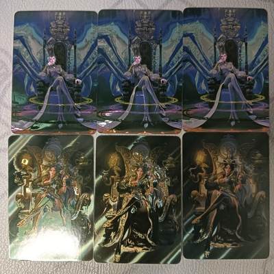 花开卡拍第43期（10月19号周日截拍，品控勿拍!!!拍品不寄存，运费5元，自制卡难免瑕疵，可能存在轻微撞角爆边等出厂瑕疵，品控介意勿拍！） - 宁缺卡牌 满赠卡 光刻卡武则天比比东各三宫