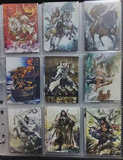 寸草不生拍卖会 第十一期 - 张建东水浒卡第二弹水墨精雕普卡全套51张