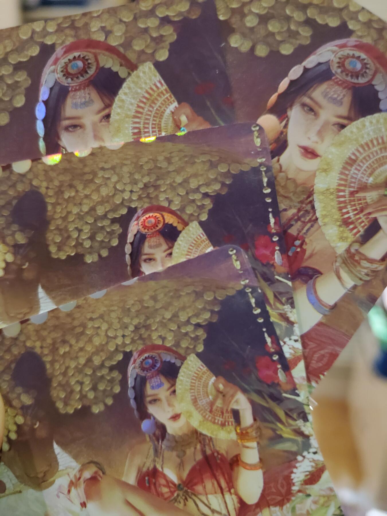 樱桃卡拍010场  燎原 神姬 彩闪一组四张