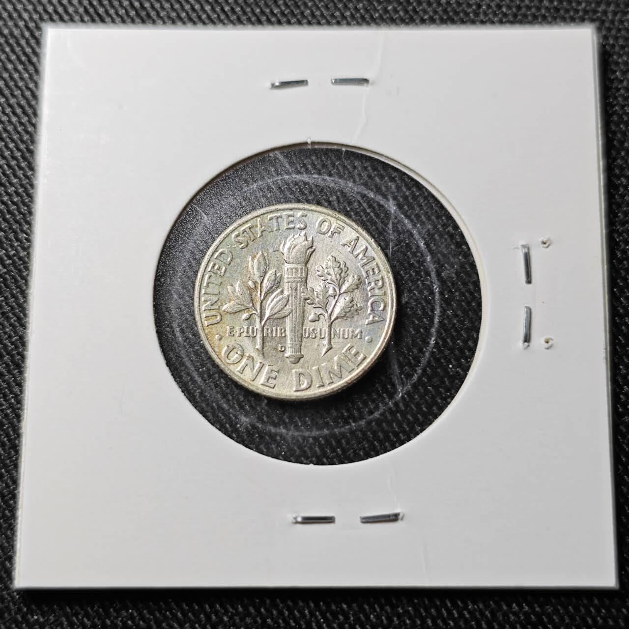 KK钱币收藏小铺  （套币 批量/好品散币 银币）专场  2月预留时间 周末发货  1964美国10分银币 好品