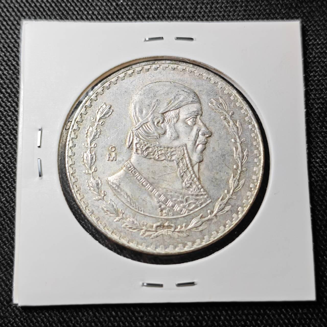 KK钱币收藏小铺  （套币 批量/好品散币 银币）专场  2月预留时间 周末发货  1965墨西哥1比索银币