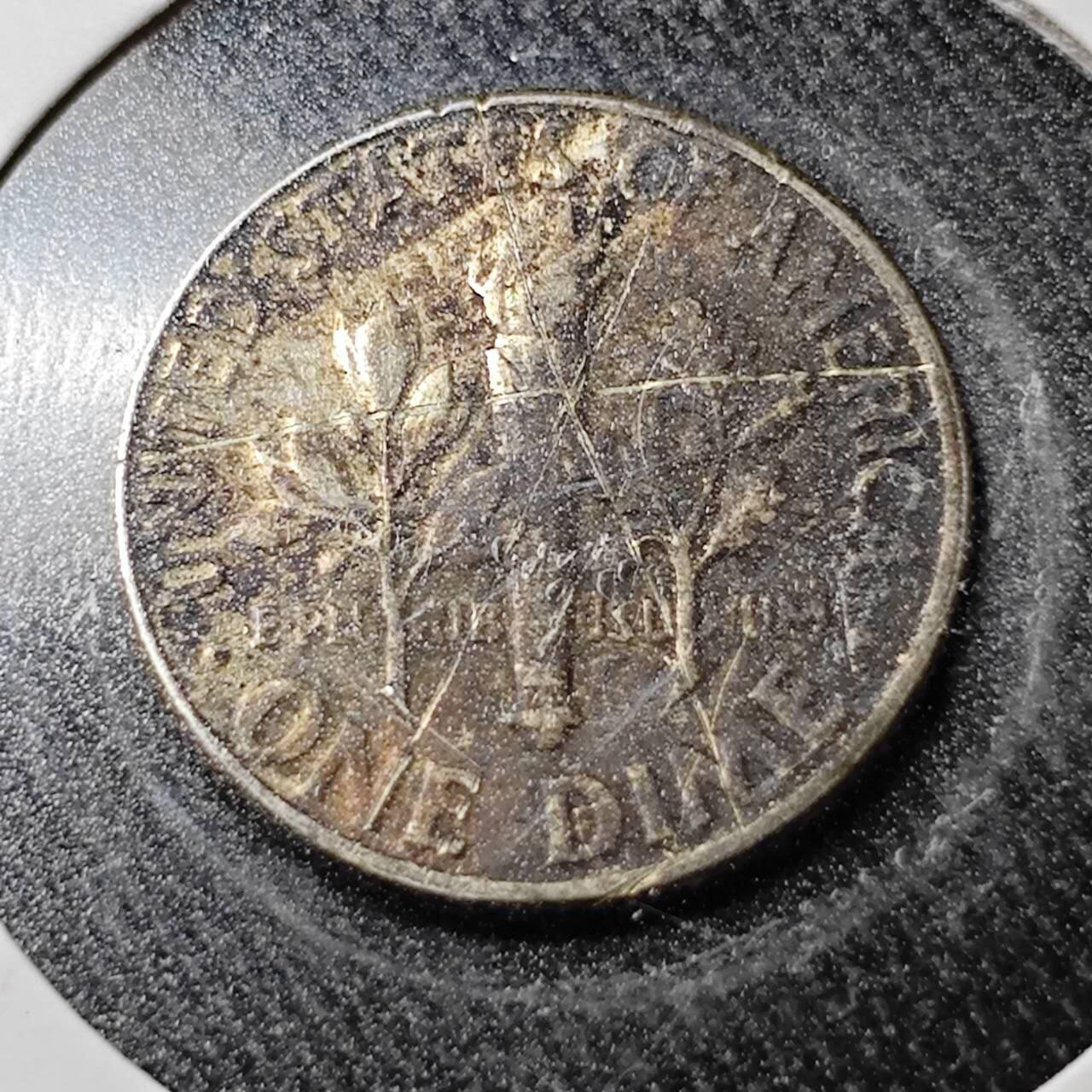 KK钱币收藏小铺  （套币 批量/好品散币 银币）专场  2月预留时间 周末发货   1956美国10分银币