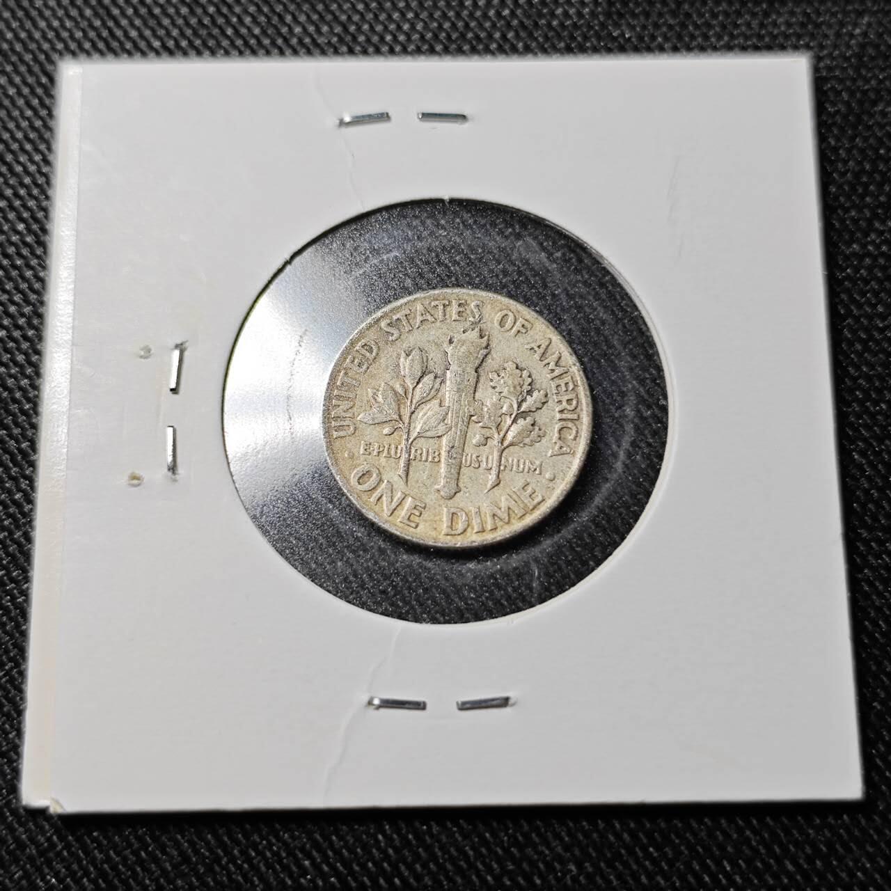 KK钱币收藏小铺  （套币 批量/好品散币 银币）专场  2月预留时间 周末发货   1961美国10分银币