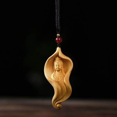 听雨轩（一） 木雕专场 - 崖柏木荷叶观音