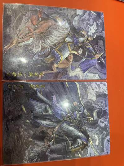 寸草不生拍卖会 第十一期 - 轩辕春秋 夏侯渊 夏侯惇 一对